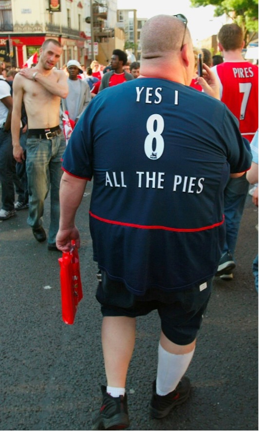 Un supporter d'Arsenal après la Premier League